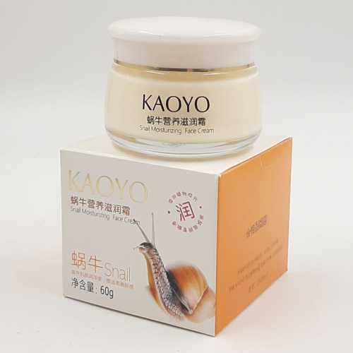 KAOYO  Крем для лица SNAIL Moisturizing Увлажняющий с муцином УЛИТКИ  60г  (QY306-2)