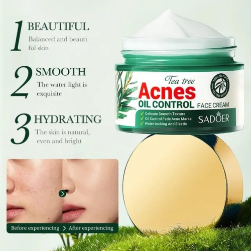 SADOER  Крем для лица ACNES Oil Control  Чайное Дерево   50г  (SD-42422)