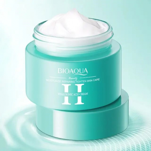 BIOAQUA  Крем для лица Hyaluronic Acid Увлажняющий ГИАЛУРОНОВАЯ КИСЛОТА  60г  (BQY-18861)