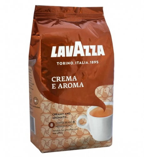кофе в зернах LAVAZZA CREMA E AROMA 1 KG