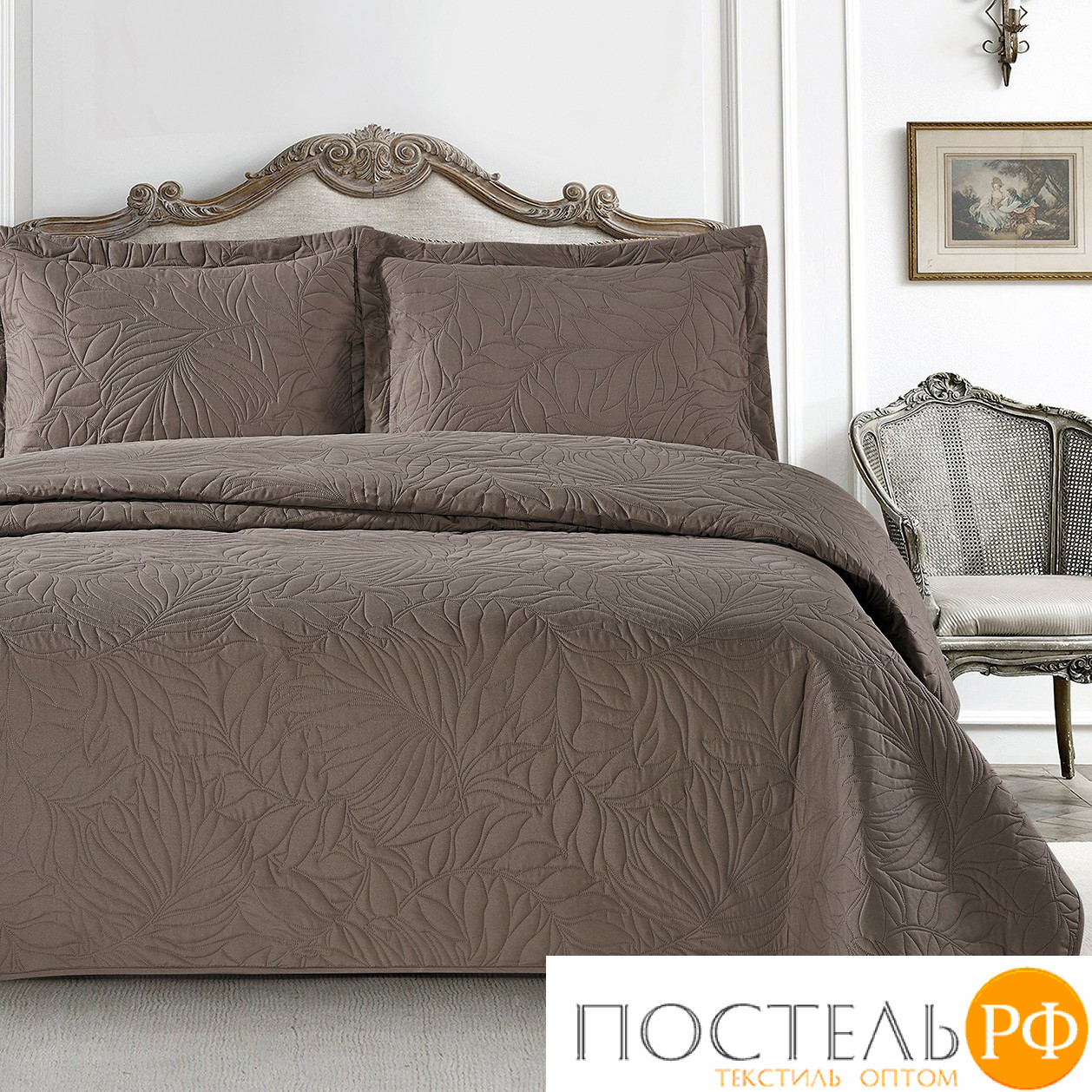 TRM2224-102 код2231, Покрывало Marrakech, Евро, 215x240, Микрофибра