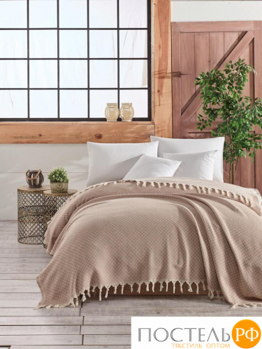 Покрывало NAZBONC цвет бежевый (BEIGE) 200х220