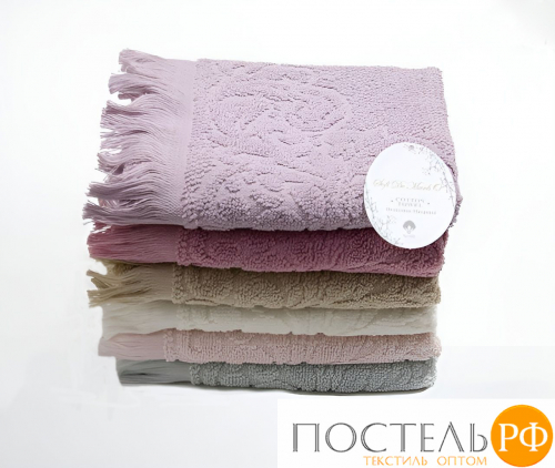 S.091 розовая RAKELA (розовая) 30х50 Салф.махровая жаккрд