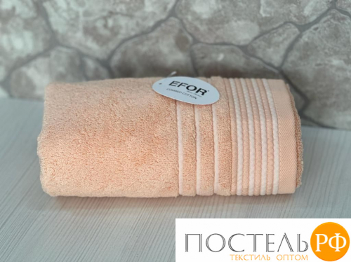 T1077/S-5 Набор полотенец EFOR из 1-ого предмета (50*90) персиковый