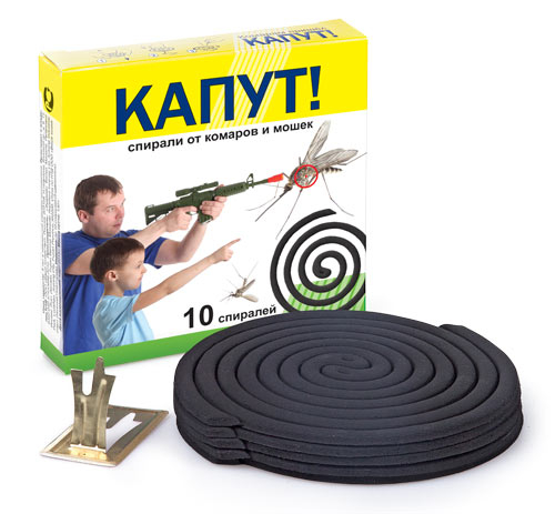 Спирали Капут Стандарт от комаров 10 шт (60 шт)