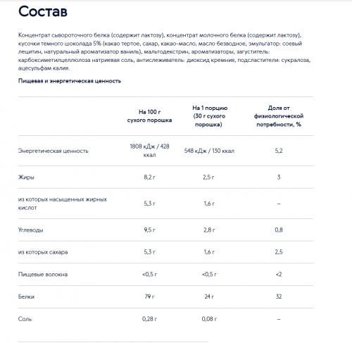 Протеиновый коктейль WHEY PLUS 80 «Печенье с шоколадом», 480 г - Keforma