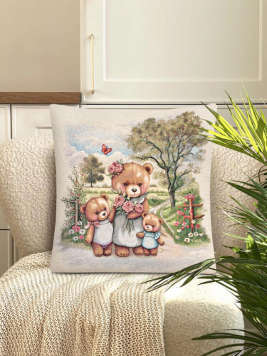 Мишка мамочка Наволочка 45х45 см 2416649 New