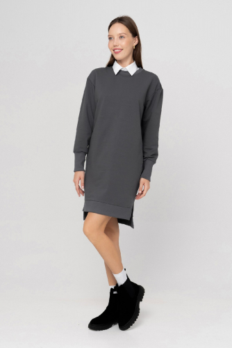 Платье женское 22-337L3-30 т.графит