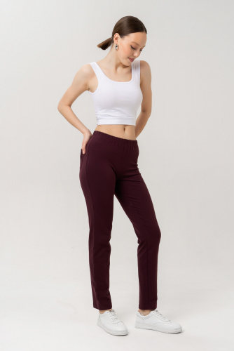Брюки женские 389L3 т.сливовый