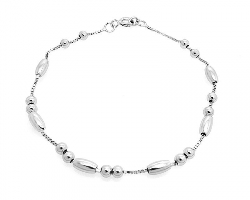 Браслет из серебра без вставки, ТФБ-30
