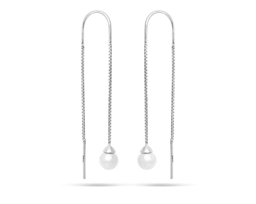 Серьги, жемчуг swarovski, ТЦС-66