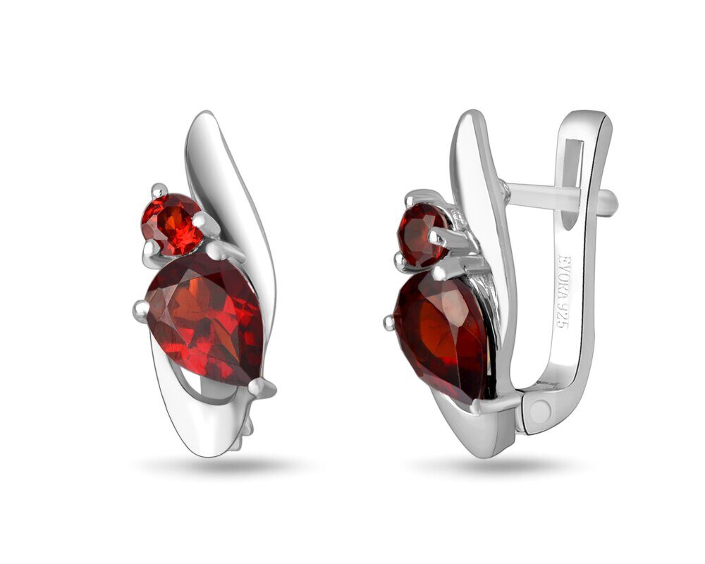 Серьги, гранат, Элиза