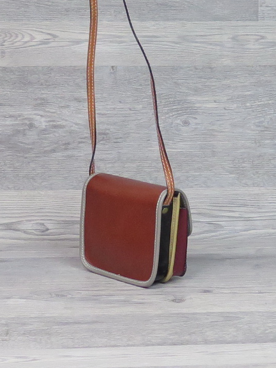 Сумка натуральнаяя кожа VERA PELLE (Италия)