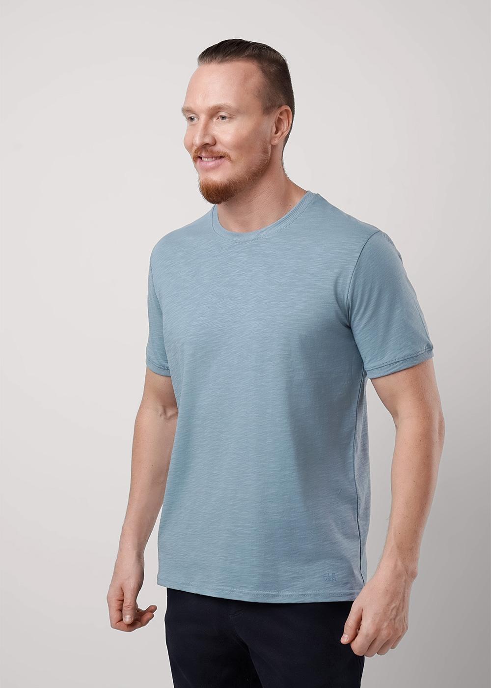 Ст.цена 799р CLE 602462о_п Футболка мужская 602462о_п т.голубой
