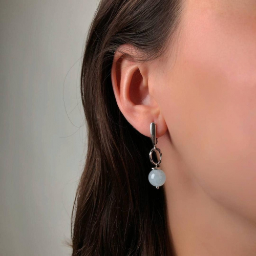 Серьги из берилла