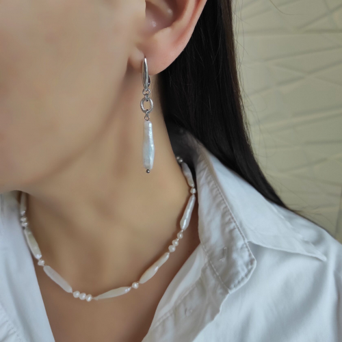 Серьги из жемчуга Бива