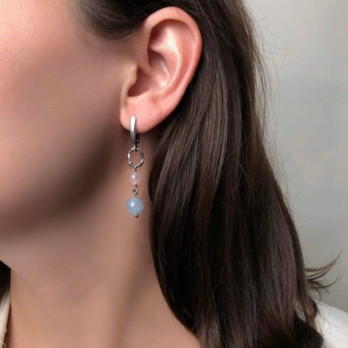 Серьги из берилла