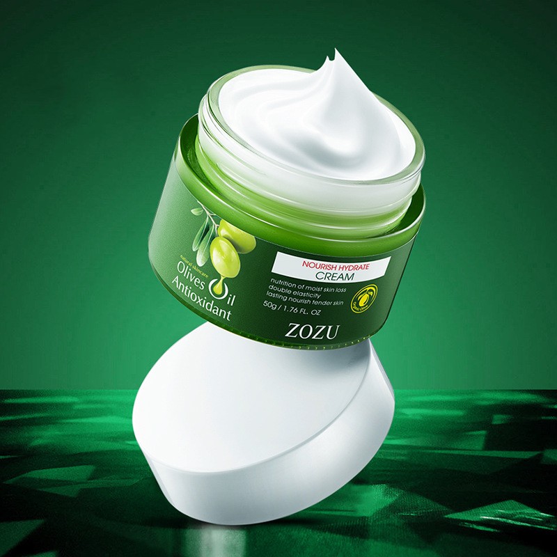 Крем для лица с экстрактом ОЛИВЫ Zozu, 50 гр.