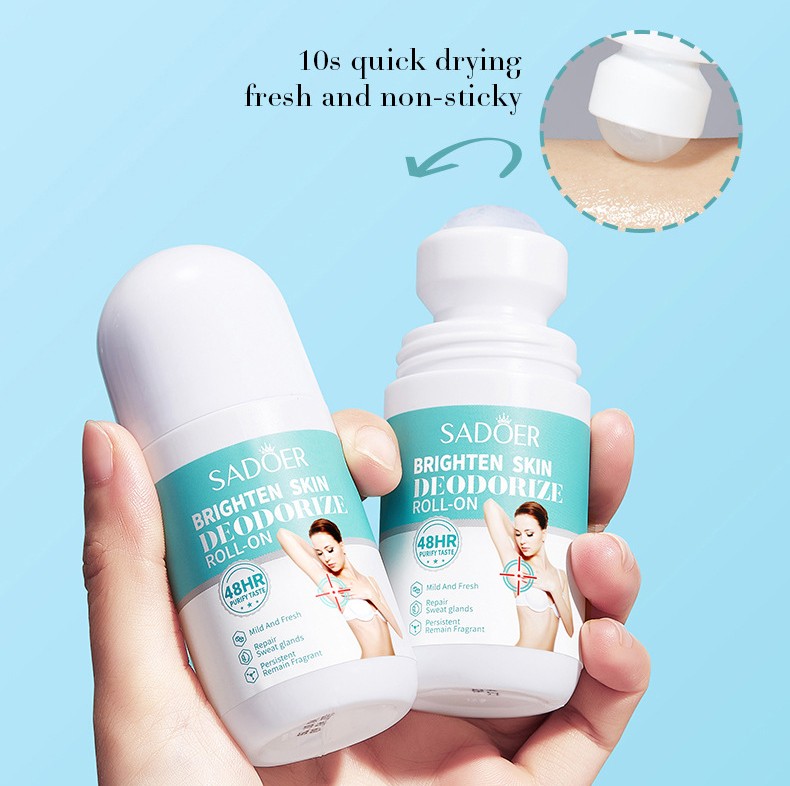Роликовый дезодорант с гиалуроновой кислотой 48 часов защиты Sadoer, 50 мл.
