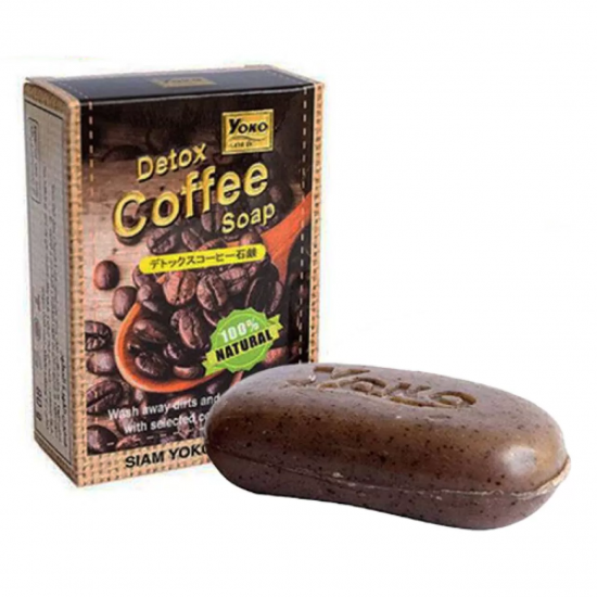 Детокс-мыло с кофе Yoko Gold Detox Coffee Soap, 80 гр. Таиланд