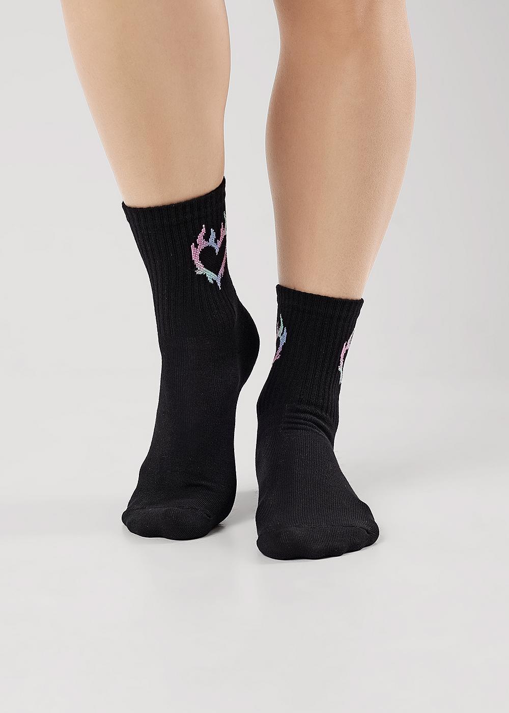 Ст.цена 65р CLE С1523 16-18,18-20 Носки детские для девочки С1523 16-18,18-20 чёрный