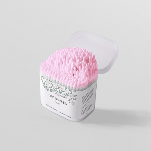 Ватные палочки pink (200 шт.)