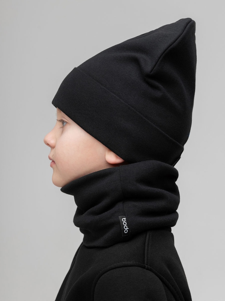 Комплект (шапка, снуд) 13-179MU; черный