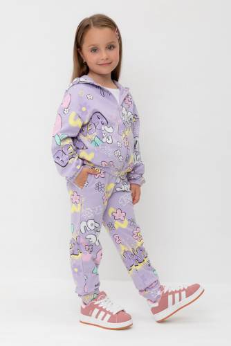 Crockid Брюки КР 400792 пастельно-лиловый, позитив к541 Crockid