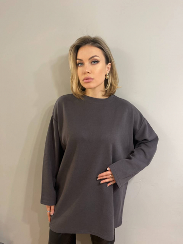 Лонгслив OVER SIZE (плотный хлопок)