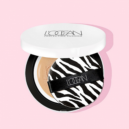 L’ocean Тональный кушон для лица / Perfection Cushion Pact SPF50 PA+++ #23, Caffe Latte, 25 г