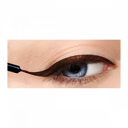 Jigott Водостойкая жидкая подводка для глаз / Cat's Eye Waterproof Liquid Eyeliner Black Brown, черно-коричневый