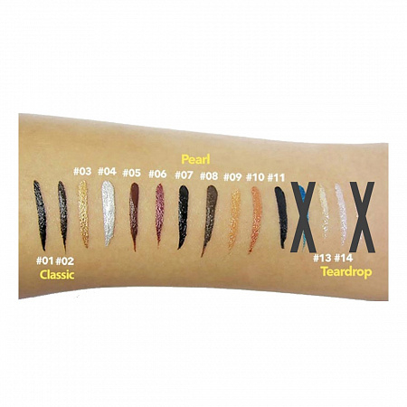 L’ocean Жидкая подводка для глаз / Perfection Liquid Eye Liner 08, Brown Pearl, 7 мл
