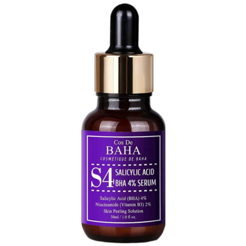 COS DE BAHA/ Кислотная сыворотка для проблемной кожи  S4 SALICYLIC ACID BHA 4% SERUM 30 мл.