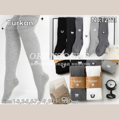 КОЛГОТКИ ДЕТСКИЕ ДЛЯ ДЕВОЧЕК ХЛОПОК АССОРТИ, КАЧЕСТВО ПРОСТО СУПЕР!!! TURKAN T2021