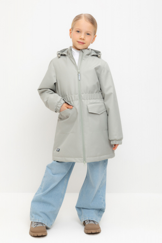 Crockid Пальто ВК 32152/9 УЗГ минеральный серый Crockid