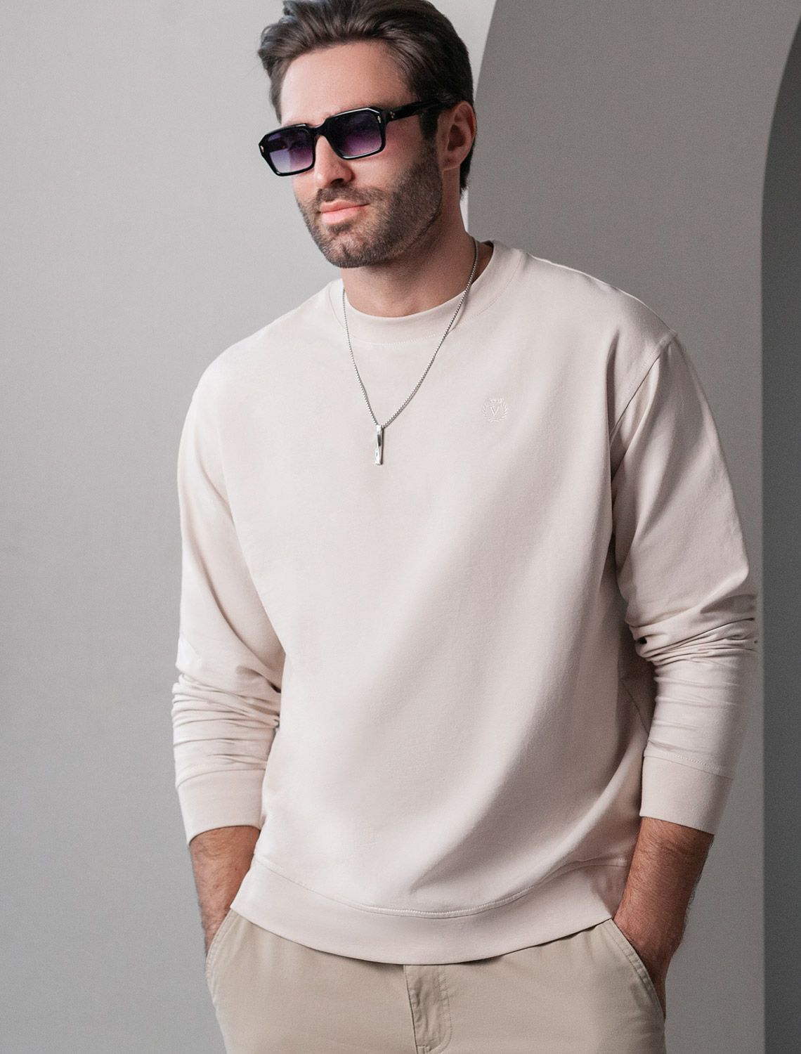 Джемпер из премиального футера-двухнитки