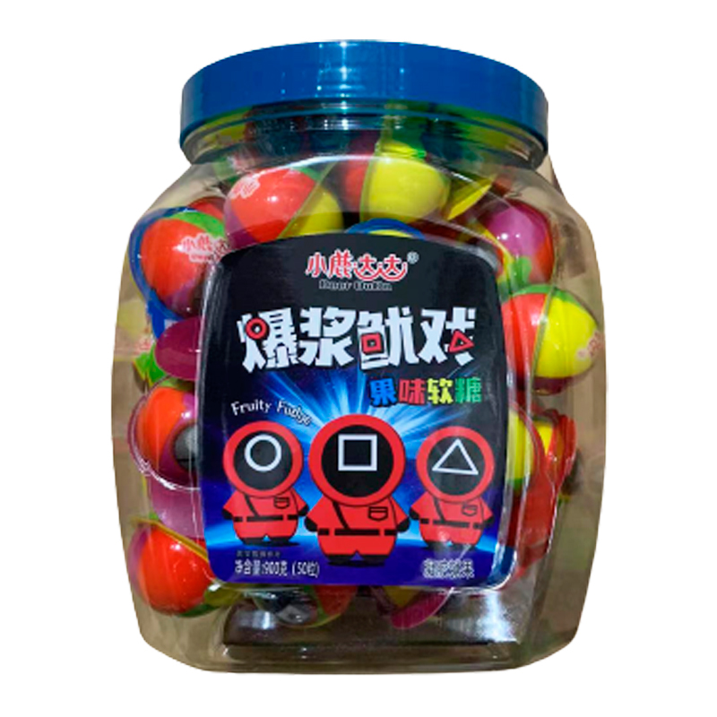 Мармелад Deer DaDa с жидкой начинкой Игра в кальмара фруктовый 18г