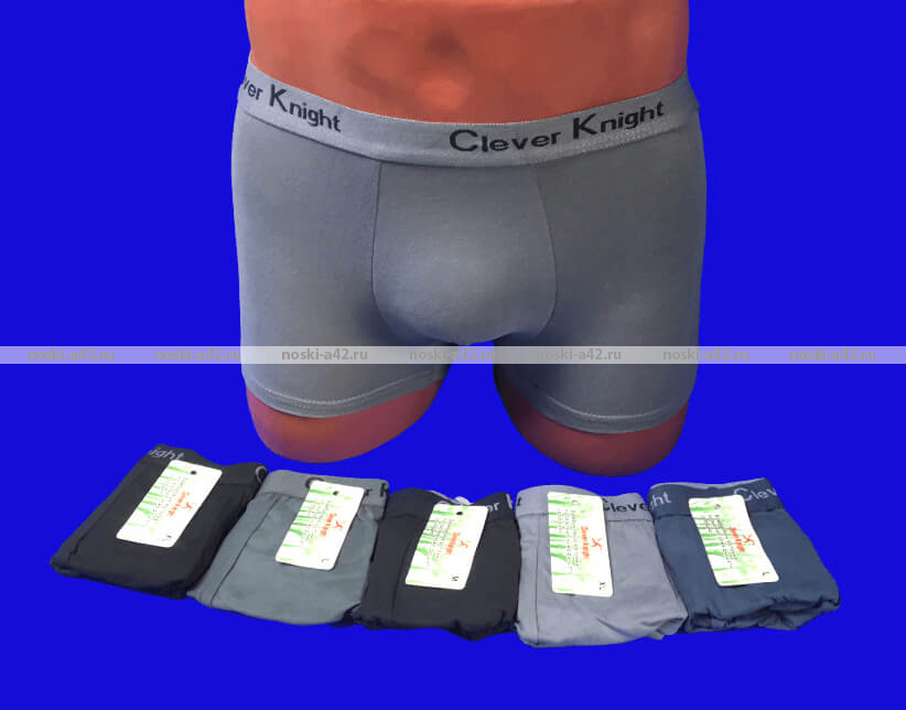 2 ШТ - ПОДРОСТКОВЫЕ трусы-боксеры для мальчиков Clever Knight арт. G 7001 (7603) - 2 ШТ