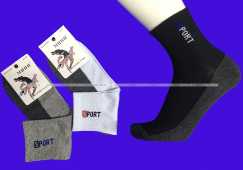 МИНИ носки мужские укороченные SPORT арт. MYD 01