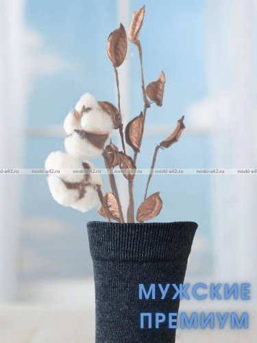 Викатекс VIKATEX носки мужские с лайкрой арт. 1ВС1 ТЕМНО-серые