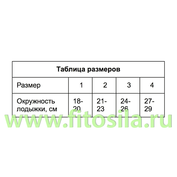 Повязка-носок эластомерная для фиксации голеностопного сустава ПнГс -