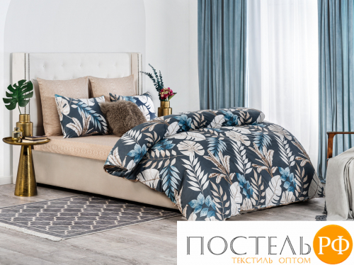 MedSleep АЛОМА КПБ 145х215-1/160х215-1/50х70-2, 4пр., хл./сатин
