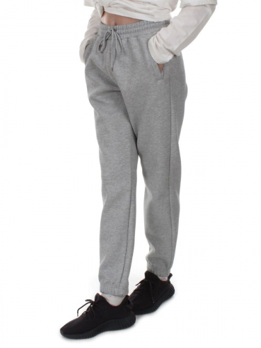 B38BR GRAY Брюки спортивные женские (95% хлопок, 5% спандекс)