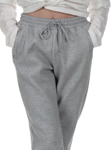 B38BR GRAY Брюки спортивные женские (95% хлопок, 5% спандекс)