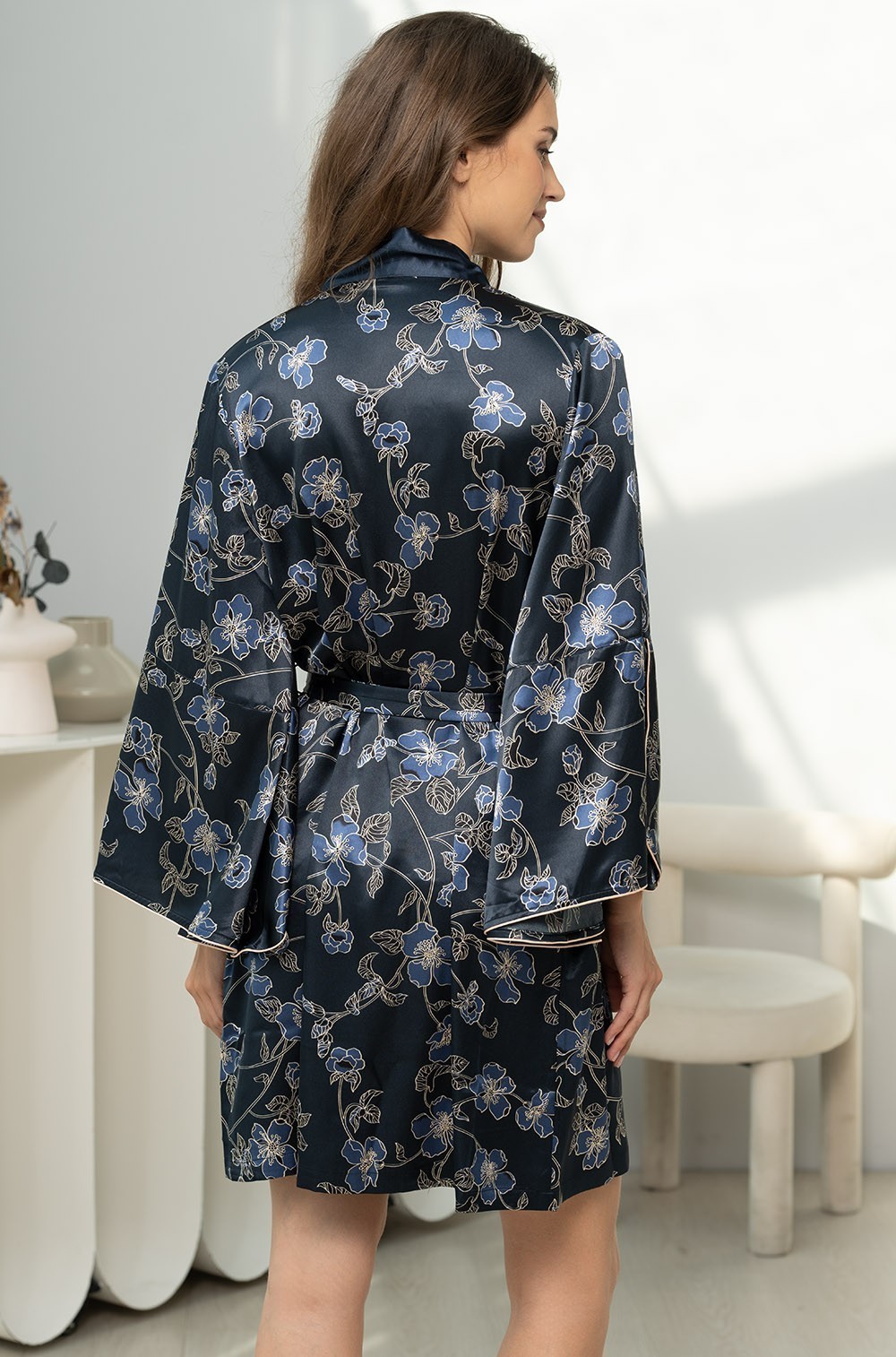 1398р 2498р Roxolana 4373 Короткий халат Mia-Amore