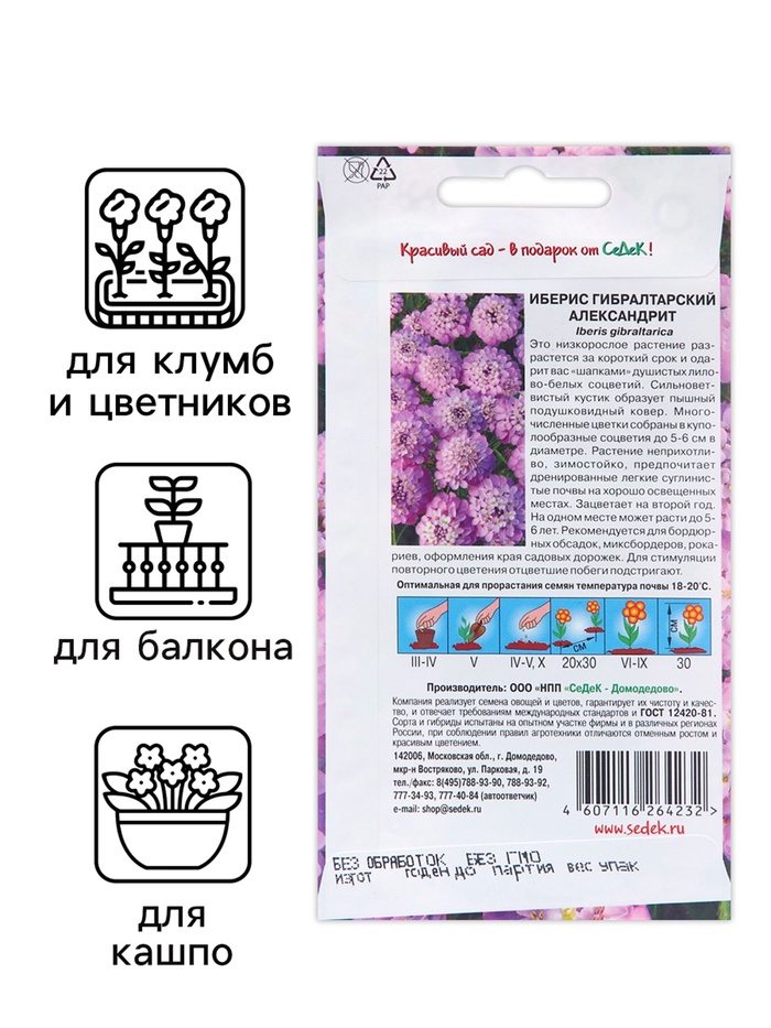 Семена цветов Иберис