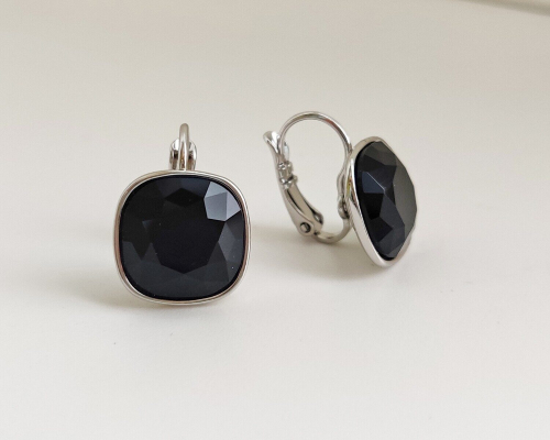 Серьги с кристаллами Swarovski