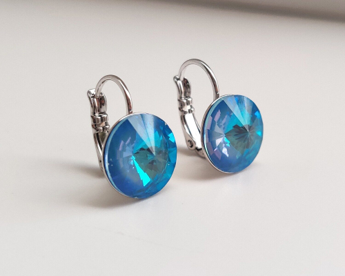 Серьги с кристаллами Swarovski