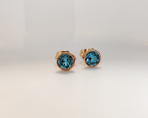 Серьги с кристаллами Swarovski