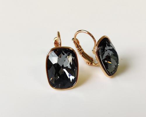 Серьги с кристаллами Swarovski